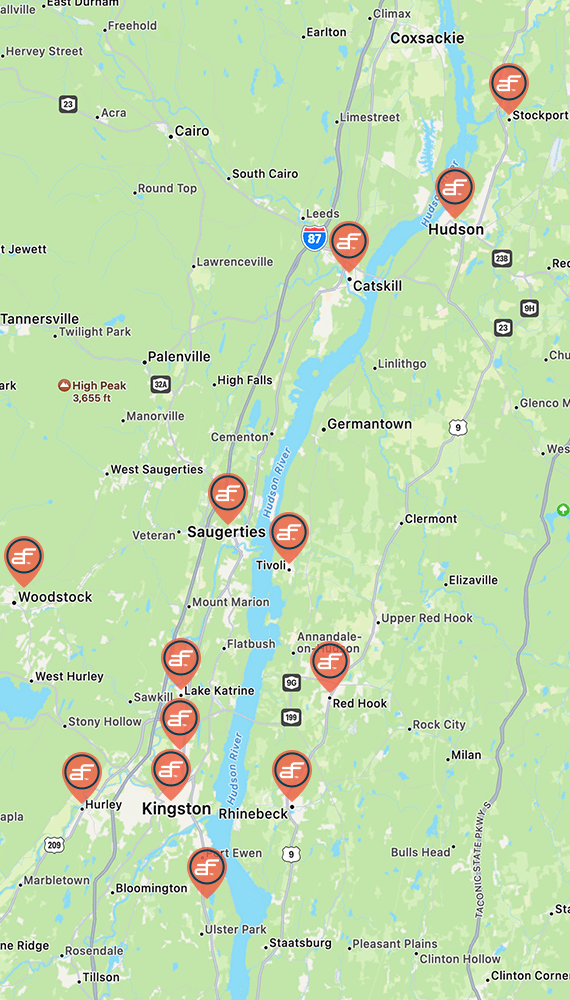 Archtop Fiber Service Areas - Static Map